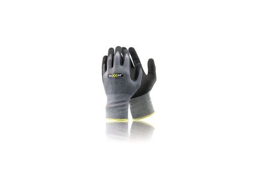 TEXXOR 2450 BLACK TOUCH - rękawice powlekane nitrylem