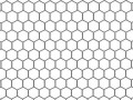 Siatka sześciokątna 20x20