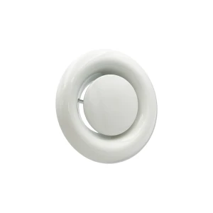 Anemostat wywiewny z ramką - metalowy - KW-RM