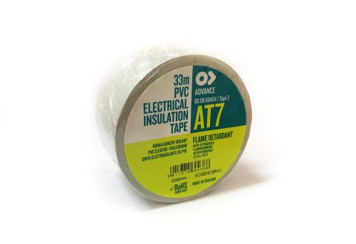 Advance AT7 szara 50mm x 33m - taśma PVC